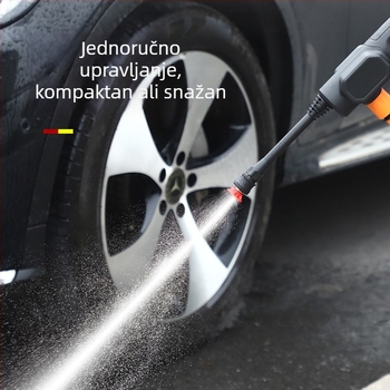 Joy — bežični prijenosni vodeni pištolj za pranje auta i zalijevanje vrta; litijeva baterija, visoka snaga, bežično korištenje