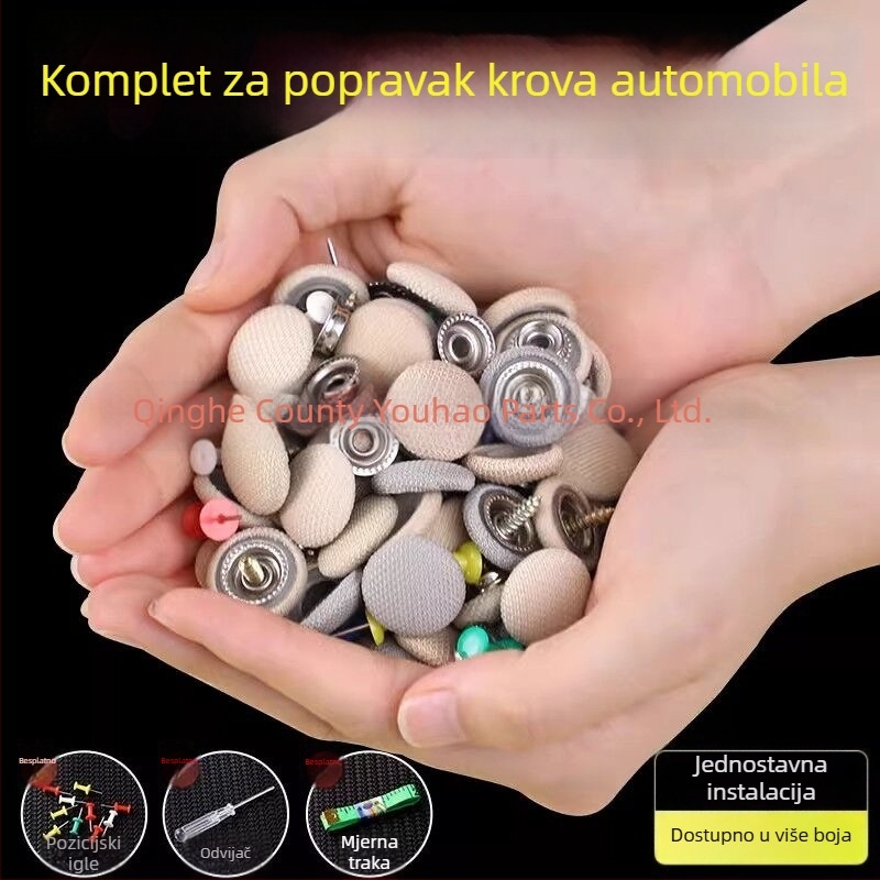 Auto-klip za popravak stropne tkanine automobila, dekorativni unutarnji klip za ploče, dijeljiv u male pakete