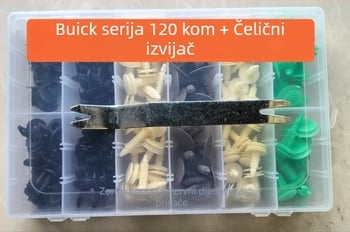 120 kom nylon klipova za unutarnje ploče vrata i strop – univerzalni model