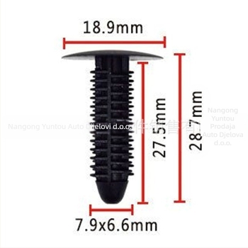 Univerzalna kopča za lociranje kabelskog snopa i obloge gornjeg poklopca – Yuntao 156, Plast