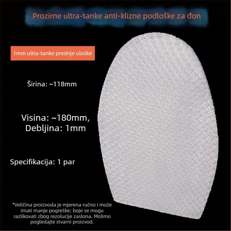 Naljepnice za potplat cipela: prozirne gumene pločice za prednji i stražnji potplat, otporne na habanje i tišanje; Marka Unique; Materijal Drvo; Stil Ostalo; Model Ostalo