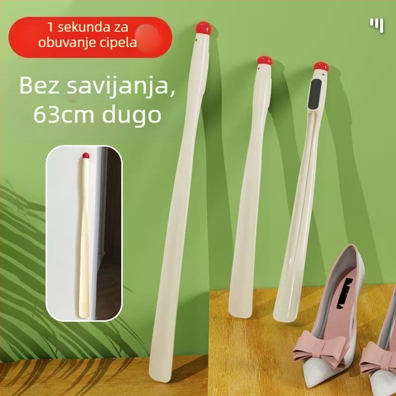 Dugački držač cipela, ne savijajući dizajn, za starije osobe i trudnice