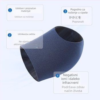 Zaštitni kapac pete za suhe ispucale pete — PVC, model ZHHH0001, Thousand Leaves, kompatibilan sa sportskom obućom, kožnom obućom, čizmama, sandalama, casual i radnom obućom, sve sezone