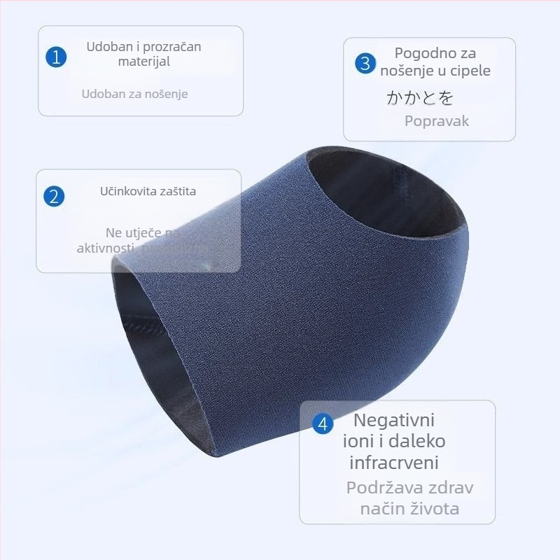 Zaštitni kapac pete za suhe ispucale pete — PVC, model ZHHH0001, Thousand Leaves, kompatibilan sa sportskom obućom, kožnom obućom, čizmama, sandalama, casual i radnom obućom, sve sezone