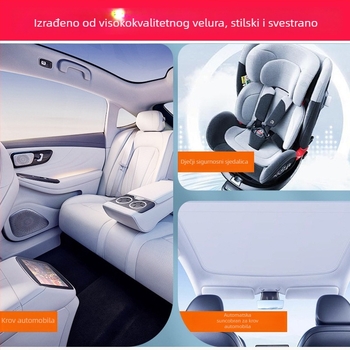 Unutarnja obloga stropa automobila od suede-kompozitne pjene s ljepilnom stražnjom stranom – jedinstven uzorak – prilagodljivo