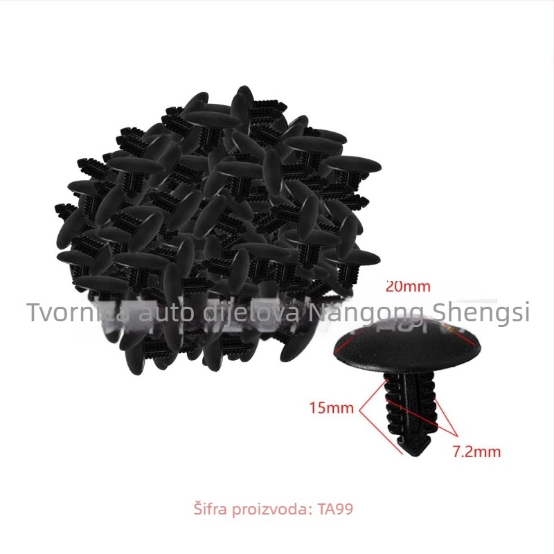 TA68 Klip za pričvršćivanje dekorativnog panela prtljažnika za Toyota; materijal plastika i najlon