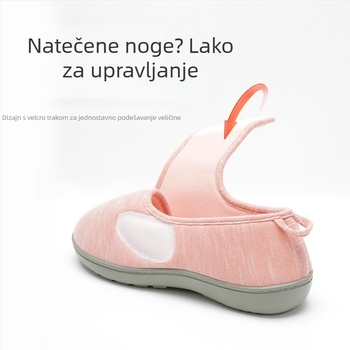 Papučice za parove s gornjim dijelom od pamuka i TPR đonom