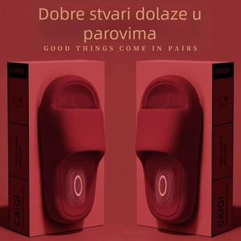 Papuče za kućnu upotrebu – PVC đon, gornji dio od netkanog materijala, vodootporne, protuklizne