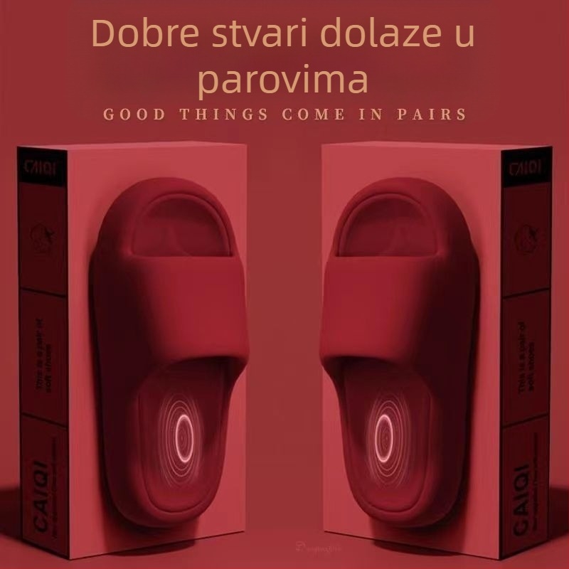 Papuče za kućnu upotrebu – PVC đon, gornji dio od netkanog materijala, vodootporne, protuklizne