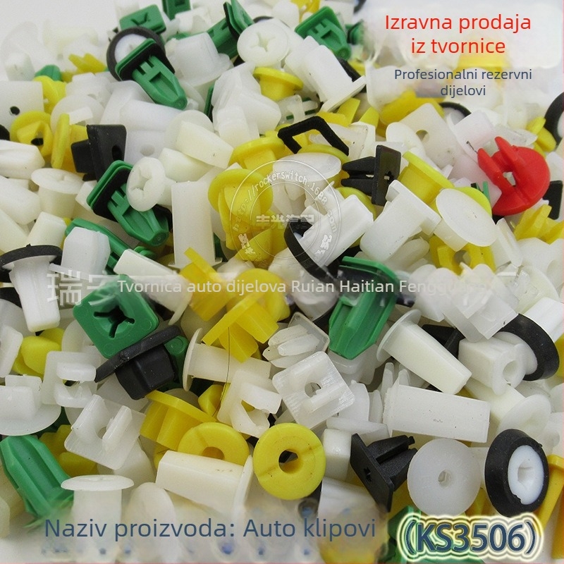 KS3506 univerzalni držač vijaka za unutarnju oblogu automobila, plastika, kompatibilan s općim modelima automobila, marka Han tian fengguang