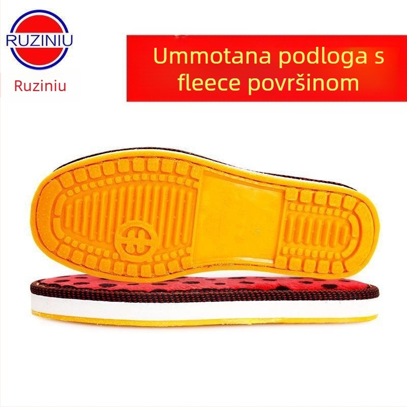 Dječje papuče s gumom potplatom za zimu, stil temperament i svakodnevna mobilnost