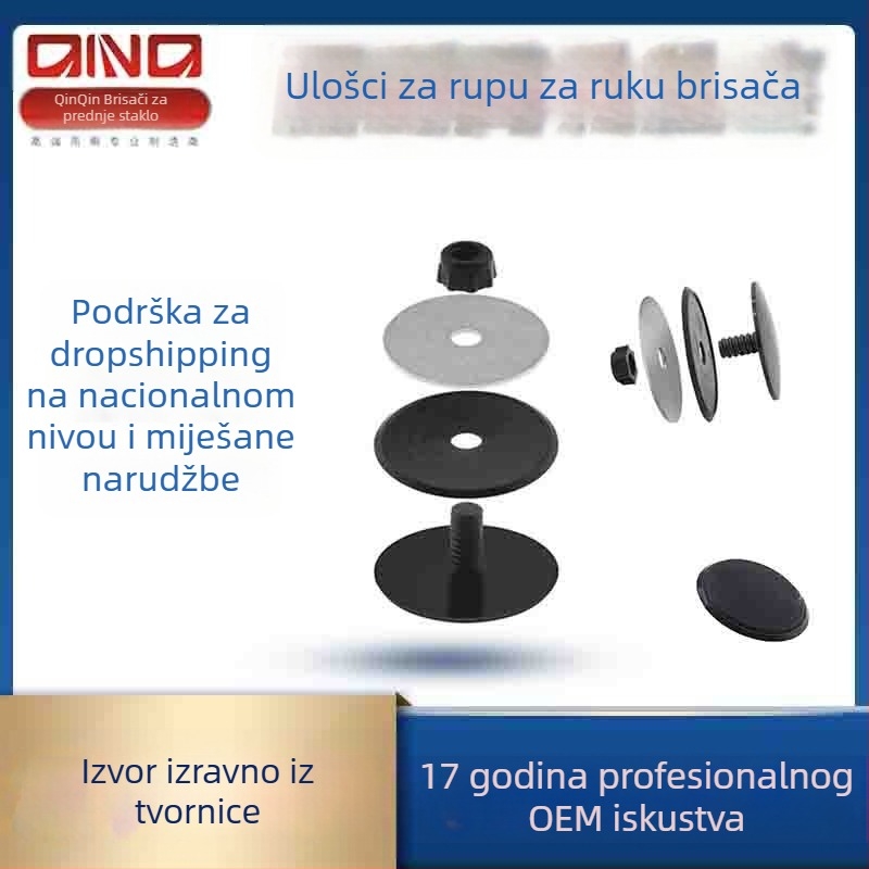 Kapa za poziciju otvora stražnjeg brisača, 304 nehrđajući čelik, serija Trolley