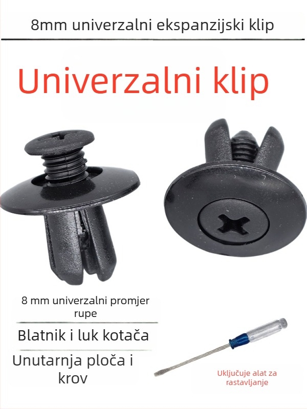 SJ067 Univerzalni proširni vijak za presvlaku prtljažnika, blatnik i zaštitnik