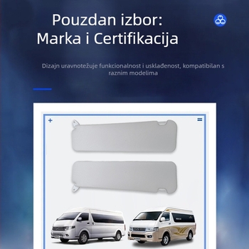 Prednji štitnik za sunce automobila - karbonska vlakna, model Rlb-a-498, za Sea Lion