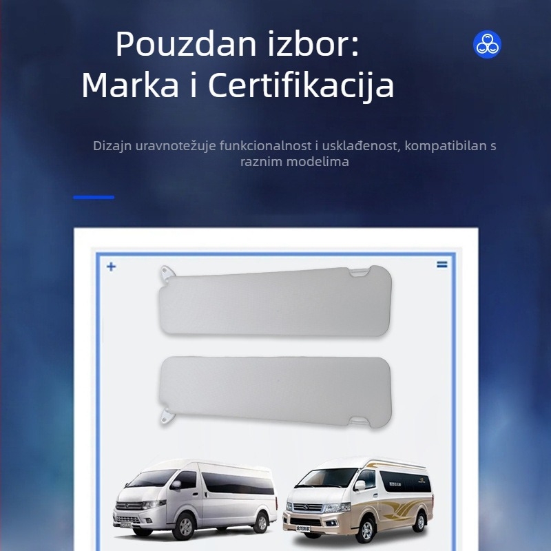 Prednji štitnik za sunce automobila - karbonska vlakna, model Rlb-a-498, za Sea Lion