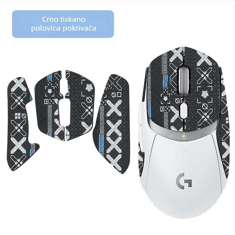 Antislip naljepnica za miša Logitech G309 – upija znoj, vodootporna i otporna na habanje, potpuno pokrivanje dlana i stražnjeg dijela