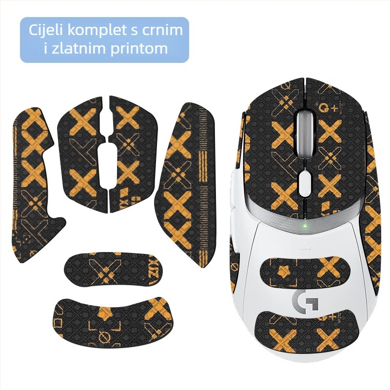 Antislip naljepnica za miša Logitech G309 – upija znoj, vodootporna i otporna na habanje, potpuno pokrivanje dlana i stražnjeg dijela