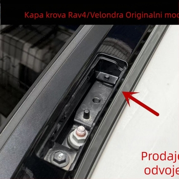 Poklopac nosača krova za RAV4 (2020-2025) – LT, model RE2RE1RE4, plastika, Artikal 7A-003
