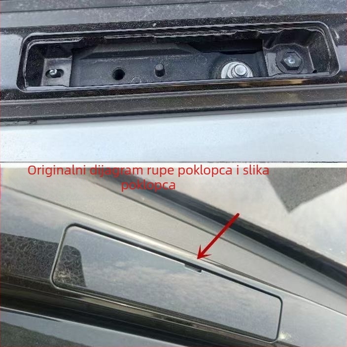 Poklopac nosača krova za RAV4 (2020-2025) – LT, model RE2RE1RE4, plastika, Artikal 7A-003
