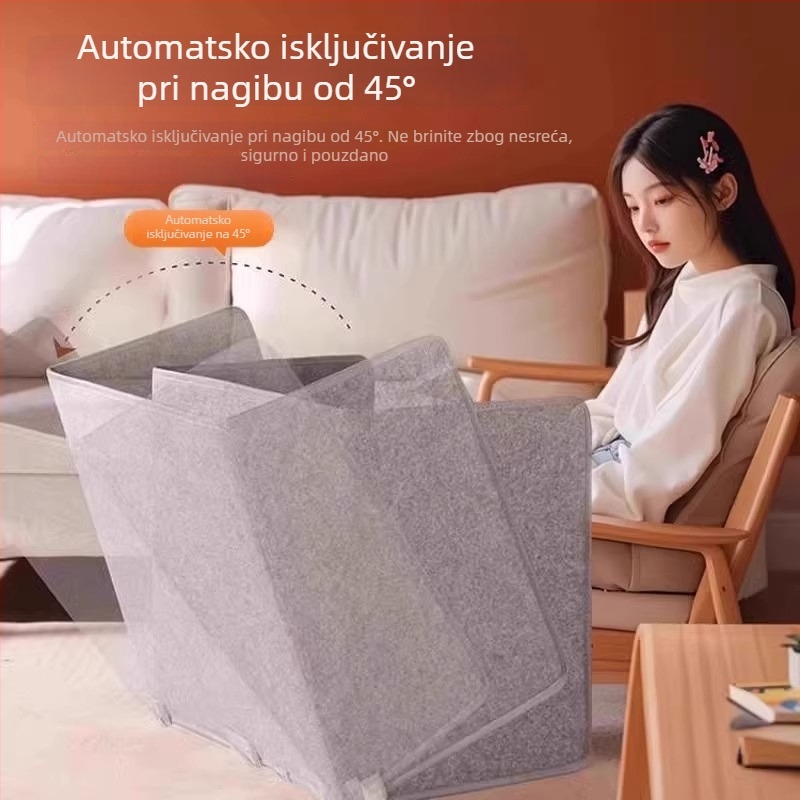 Unisex papuče s grijanom uloškom od prave kože, USB napajanje – kućne papuče