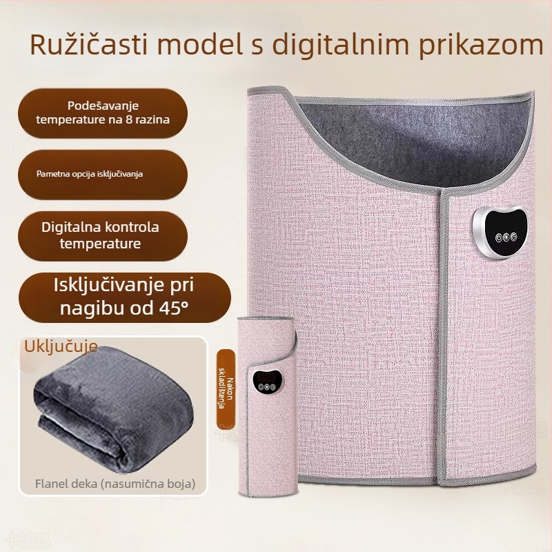Unisex papuče s grijanom uloškom od prave kože, USB napajanje – kućne papuče