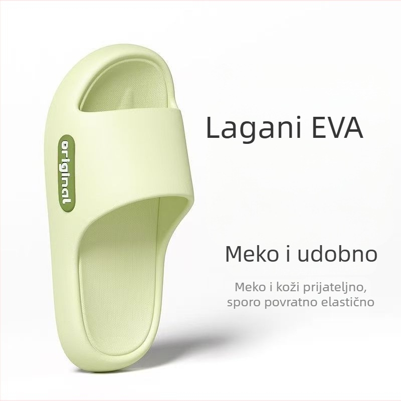 Papuče za parove s protivkliznim EVA gornjim dijelom i EVA đonom, višinu podizanjem debelim đonom, injekcijski oblikovan đon, za kućnu upotrebu