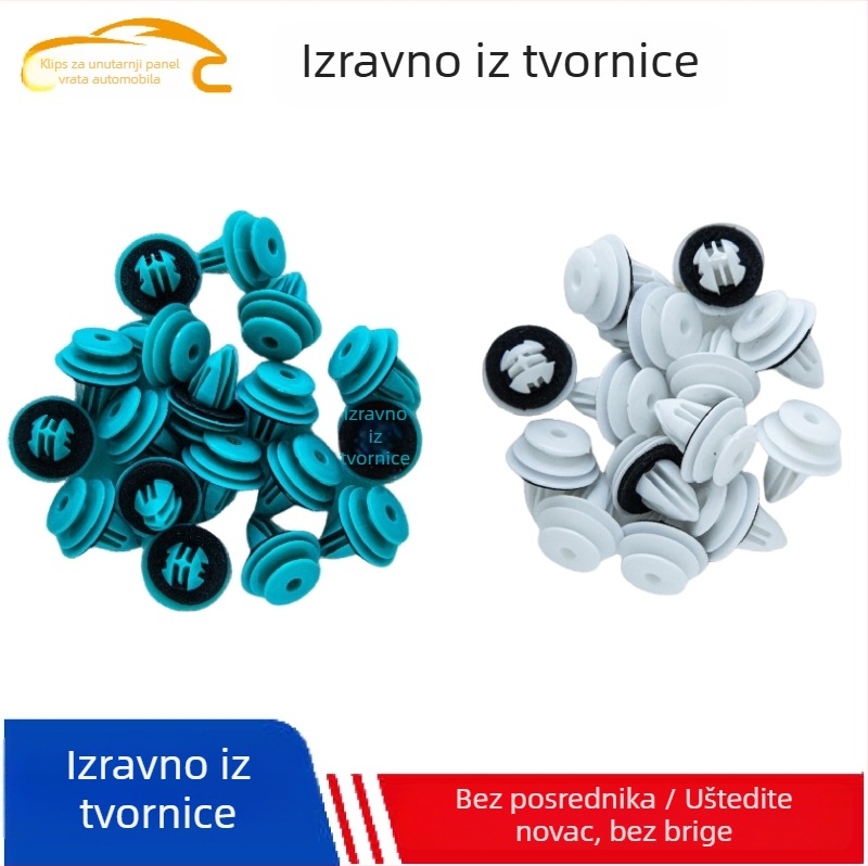 Univerzalni klip za unutarnji panel vrata automobila, plastični najlonski čep za zaštitu ruba bočnog praga (Model GJ6R-68-ABX)