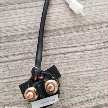Motociklističko startno rele, plug-in tip, marka Chixiang, kompatibilno s Zongshen, Longxin, Lifan i Great Yangtze River