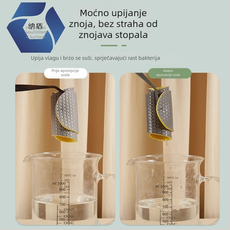Uložak za bosu nogu, prozračan, s dezodoransom i upijanjem znoja, izuzetno mekan pjenu s ledom osjetom, elastični latex i vlaknasta tkanina; pogodno za tenisice, kožne cipele i čizme, casual i radne cipele; model 5107