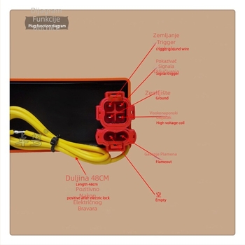CDI modul za motocikl, GY6125, Excellence, 12V, 500W