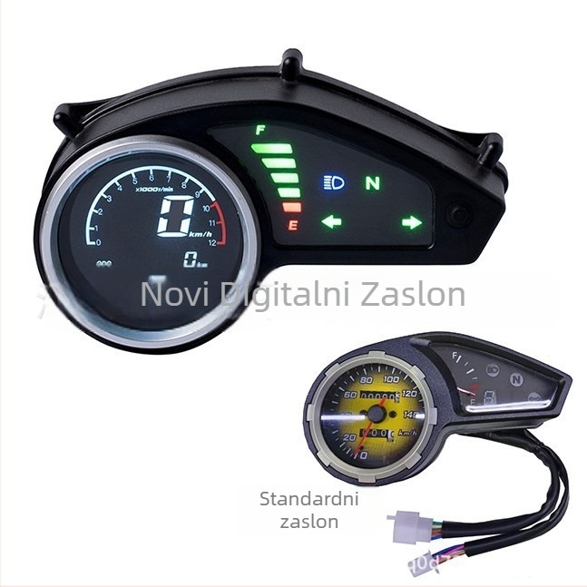 Instrument ploča za motocikl – GY200 model, marka JG, 12V, kompatibilan s GY200