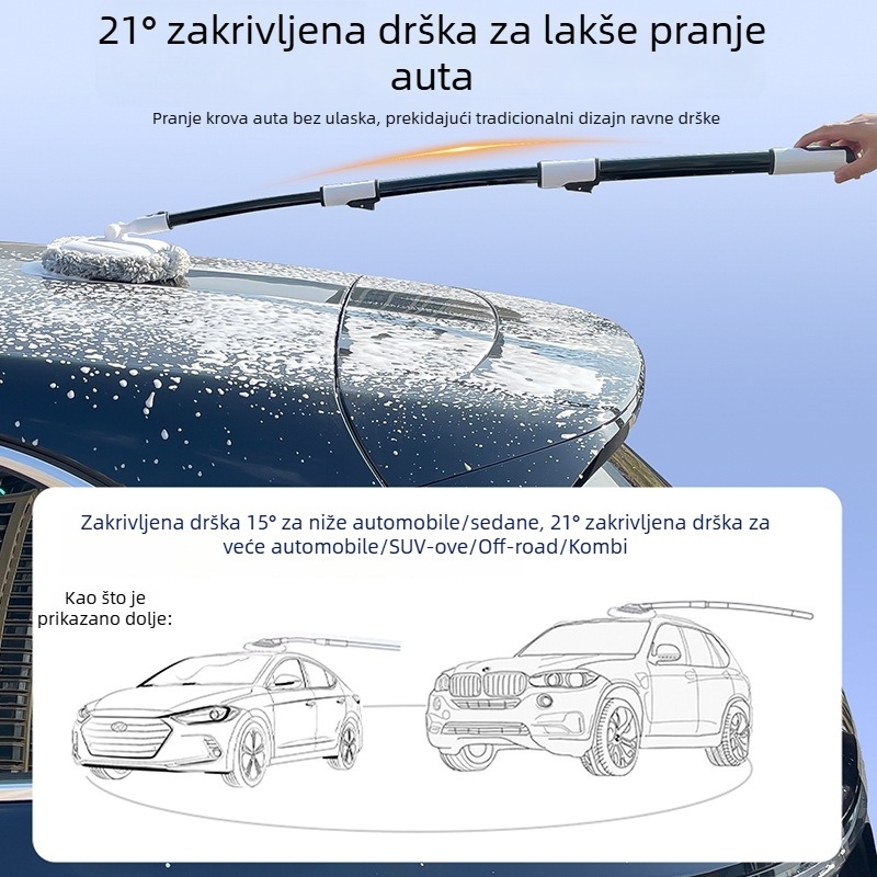 Četka za pranje automobila od Chenille materijala, marka RUNDONG AUTO ACCESSORIES