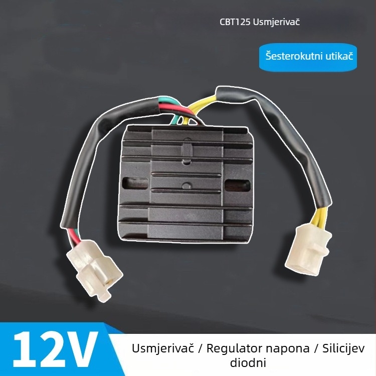 Motociklistički ispravljač napona – GY6125150, kompatibilan s GY6 skuterom, CBT125, DIY