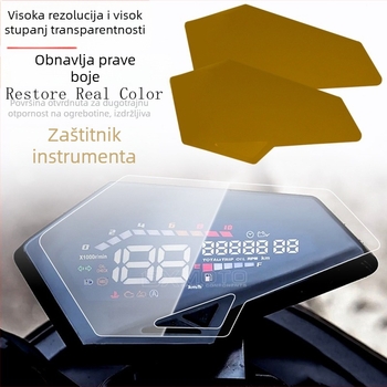 Film za zaštitu mjernog ploče motocikla s otpornošću na ogrebotine i zaštitom od eksplozije za Sanyang DRG158