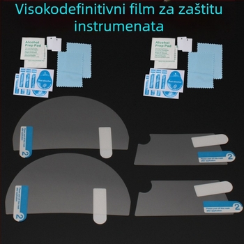 Zaštitna folija za instrumentnu ploču motocikla, otporna na ogrebotine, kompatibilno s Kawasaki Versys 650