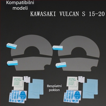 Zaštitna folija za ploču instrumenta motocikla Kawasaki Vulcan S (2015–2021), zaštita od ogrebotina
