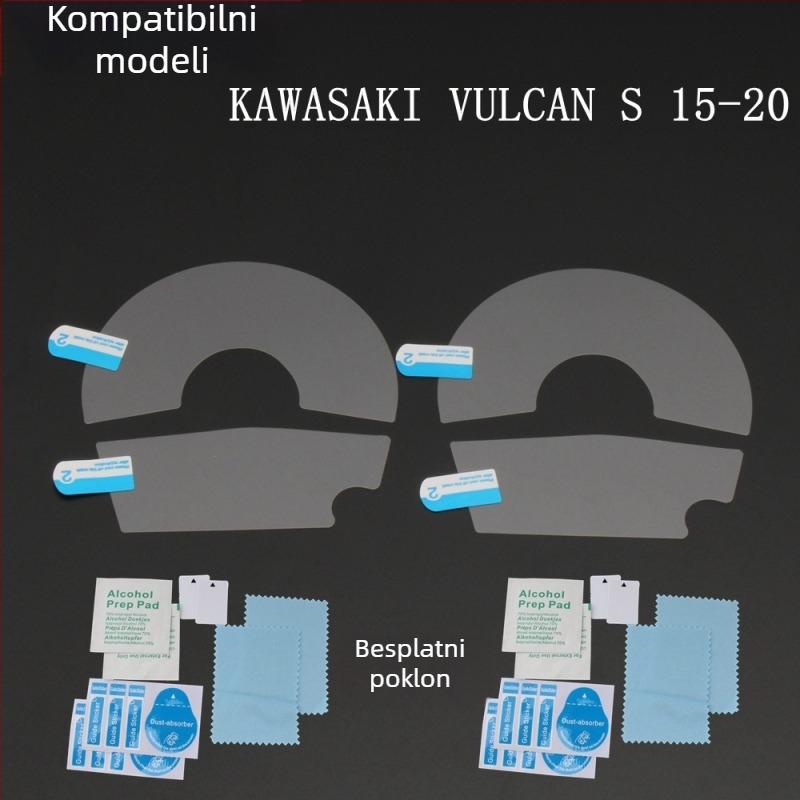 Zaštitna folija za ploču instrumenta motocikla Kawasaki Vulcan S (2015–2021), zaštita od ogrebotina
