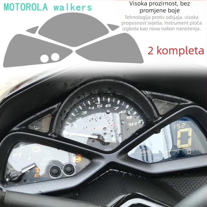 Zaštitni film za instrument ploču motocikla, otporan na ogrebotine, za Yamaha SMAX 155