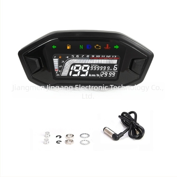 Digitalna instrument ploča za motocikl s VA zaslonom, tachometar, kilometraža i pokazivač razine ulja, 12V (Model JG-010-13 Turn, Univerzalna ugradnja, Brand JGGF)