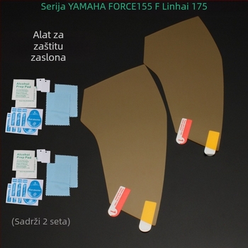 Zaštitna folija za instrument ploču motocikla, otporna na ogrebotine, kompatibilna s Yamaha FORCE155 i Linhai 175