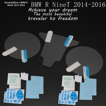 BMW R NineT 2014-2016 zaštitni film za instrument ploču, otporan na ogrebotine