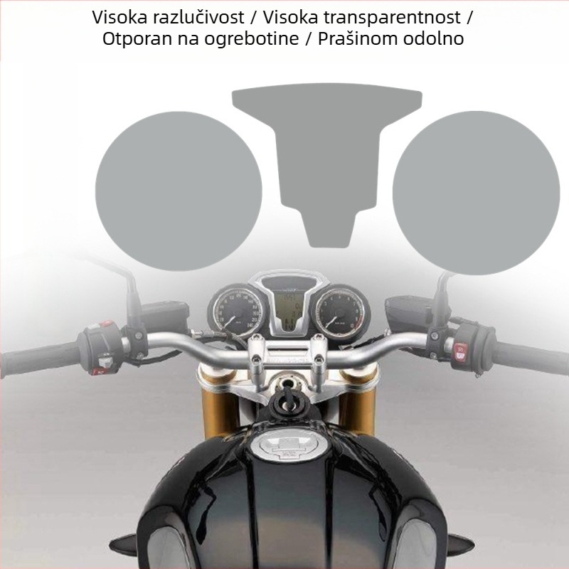 BMW R NineT 2014-2016 zaštitni film za instrument ploču, otporan na ogrebotine