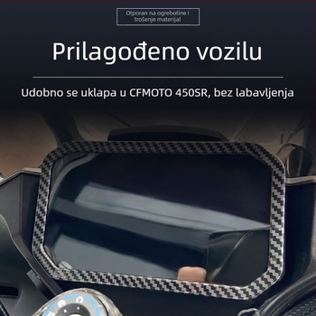 Kryt instrument ploče CFmoto 450 serije – dekorativna ploča, PMMA leća, ABS okvir, vodootporno brtvljenje