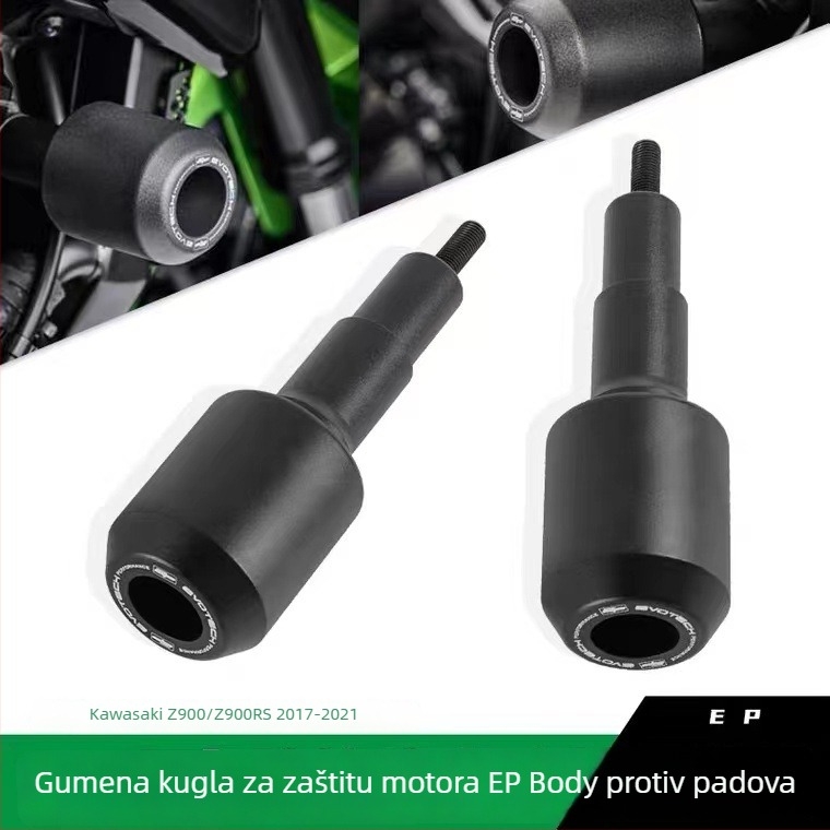 Kugla za zaštitu motora s ljepilom protiv pada za Kawasaki Z900/Z900RS EP-modificirano kućište, 2017–2021