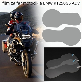 Zaštitni film za svjetlo motora za BMW R1250GS ADV – Ultra HD, otporan na ogrebotine, otporan na habanje