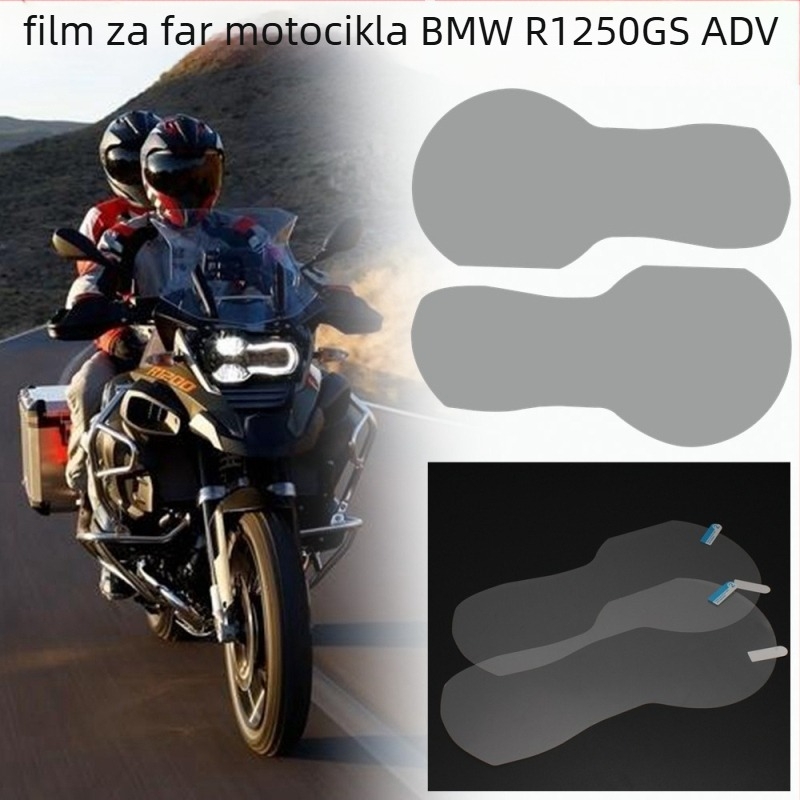 Zaštitni film za svjetlo motora za BMW R1250GS ADV – Ultra HD, otporan na ogrebotine, otporan na habanje
