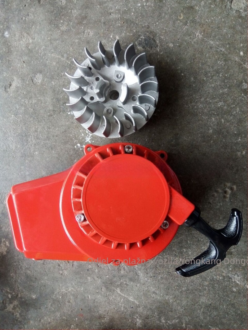 Ručni Startni Mehanizam s Aluminijskom Pločom i flywheelom za 49cc mini motocikl, Model 40-6
