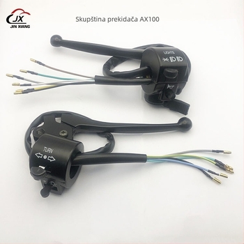 Skup prekidača za motocikl AX100, marka JX, model AX100, kompatibilan s AX100