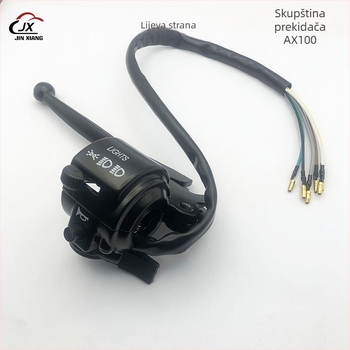 Skup prekidača za motocikl AX100, marka JX, model AX100, kompatibilan s AX100