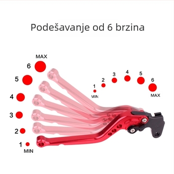 CNC ručica za kočnicu i kvačilo Yamaha MT-10 FZ10, bull horn stil, New Dragon